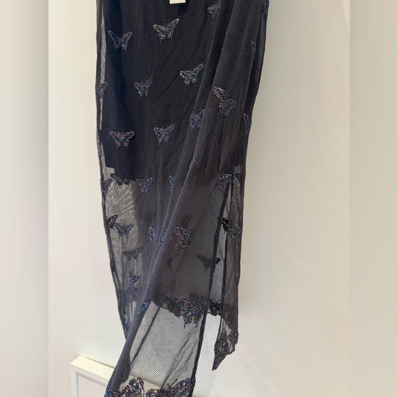 Fleur du mal butterfly silk skirt - Picture 4 of 6